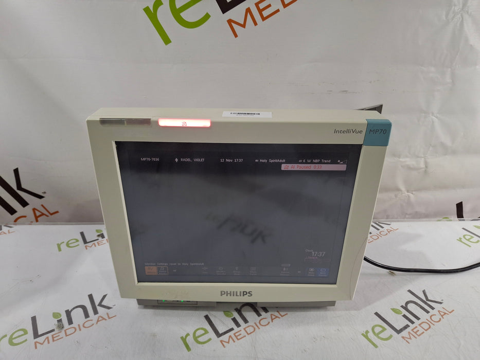 Philips IntelliVue MP70 Patient Monitor