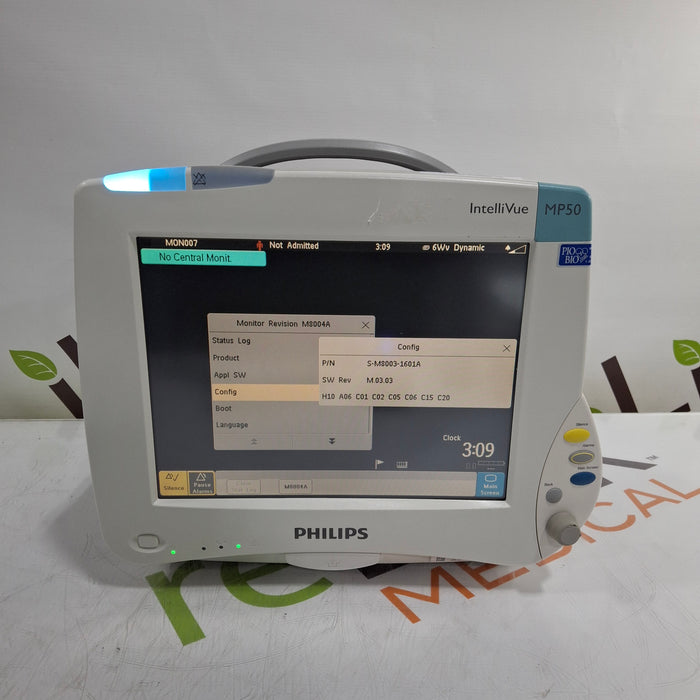 Philips IntelliVue MP50 Patient Monitor