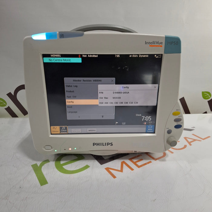 Philips IntelliVue MP50 Patient Monitor