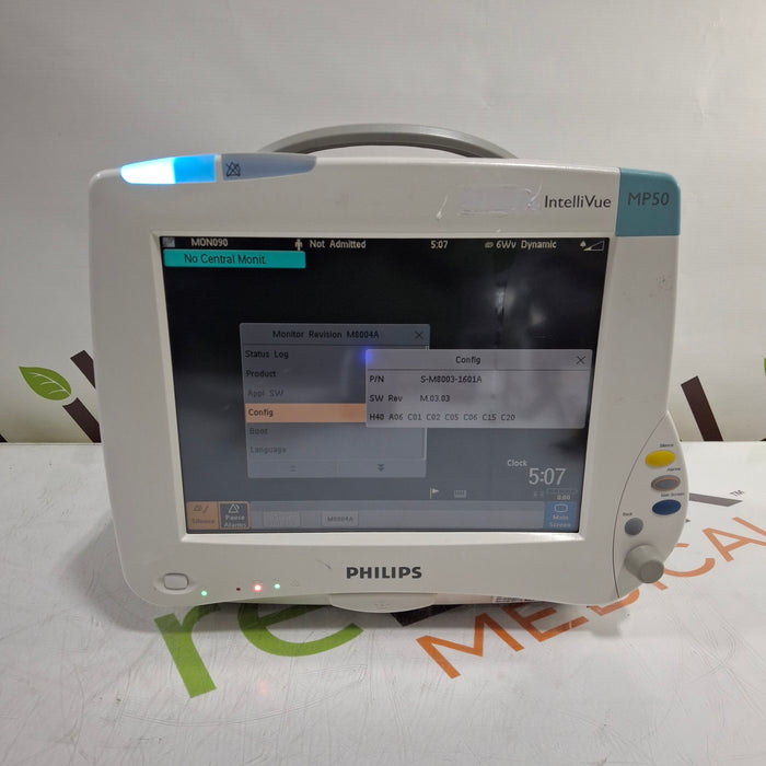 Philips IntelliVue MP50 Patient Monitor