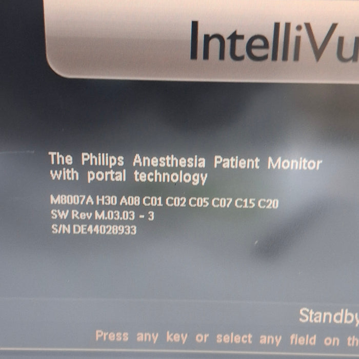 Philips IntelliVue MP70 - Anesthesia Patient Monitor