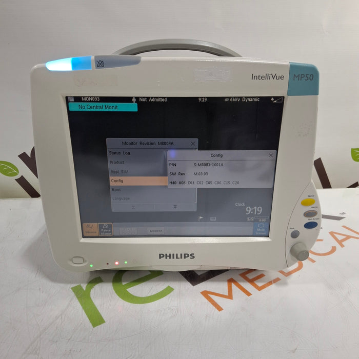 Philips IntelliVue MP50 Patient Monitor