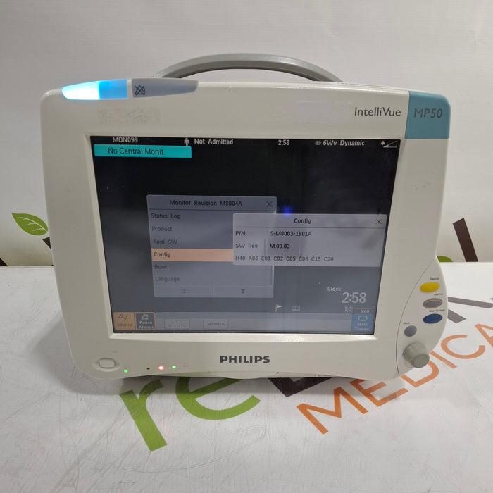 Philips IntelliVue MP50 Patient Monitor