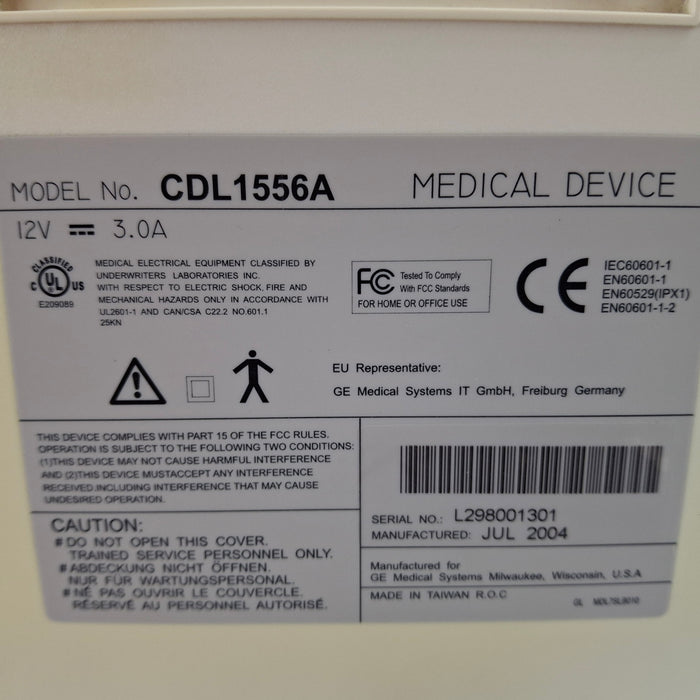 GE Healthcare GE Healthcare CDL1556A Display Patient Monitors reLink Medical