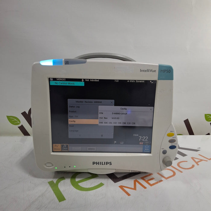 Philips IntelliVue MP50 Patient Monitor