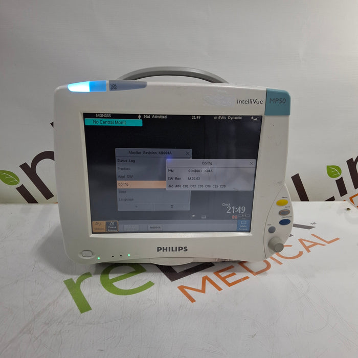 Philips IntelliVue MP50 Patient Monitor