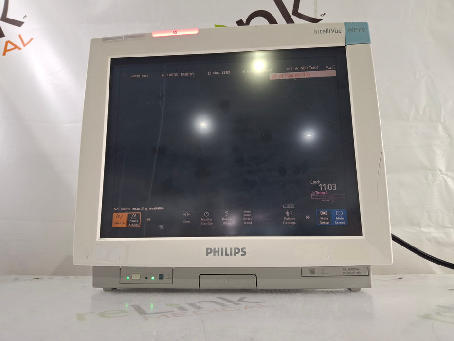 Philips IntelliVue MP70 Patient Monitor