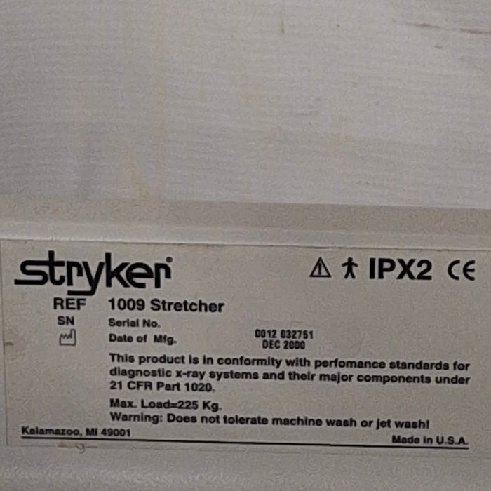 Stryker 1009 Stretcher