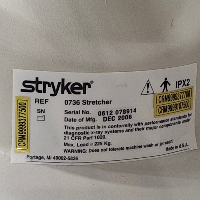Stryker Stryker 736 Transport Stretcher Beds & Stretchers reLink Medical