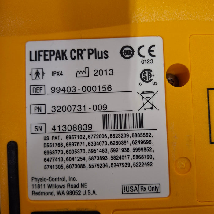 Medtronic LifePak CR Plus Defibrillator