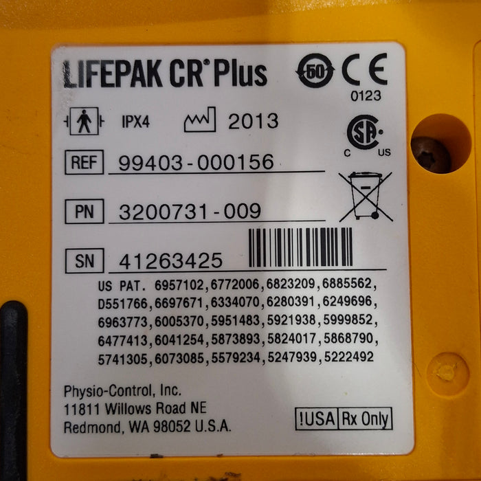 Medtronic LifePak CR Plus Defibrillator