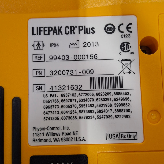 Medtronic LifePak CR Plus Defibrillator