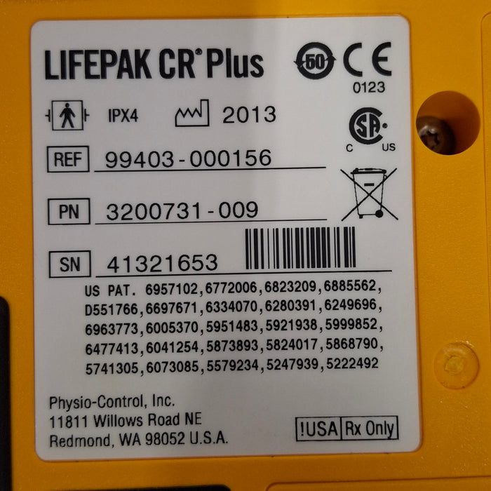 Medtronic LifePak CR Plus Defibrillator