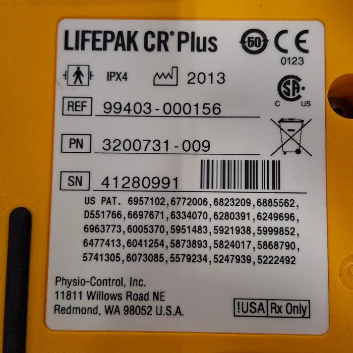 Medtronic LifePak CR Plus Defibrillator