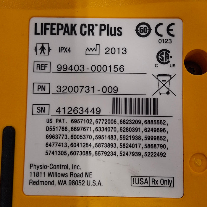 Medtronic Medtronic LifePak CR Plus Defibrillator Defibrillators reLink Medical