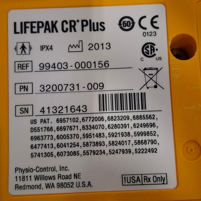 Medtronic LifePak CR Plus Defibrillator