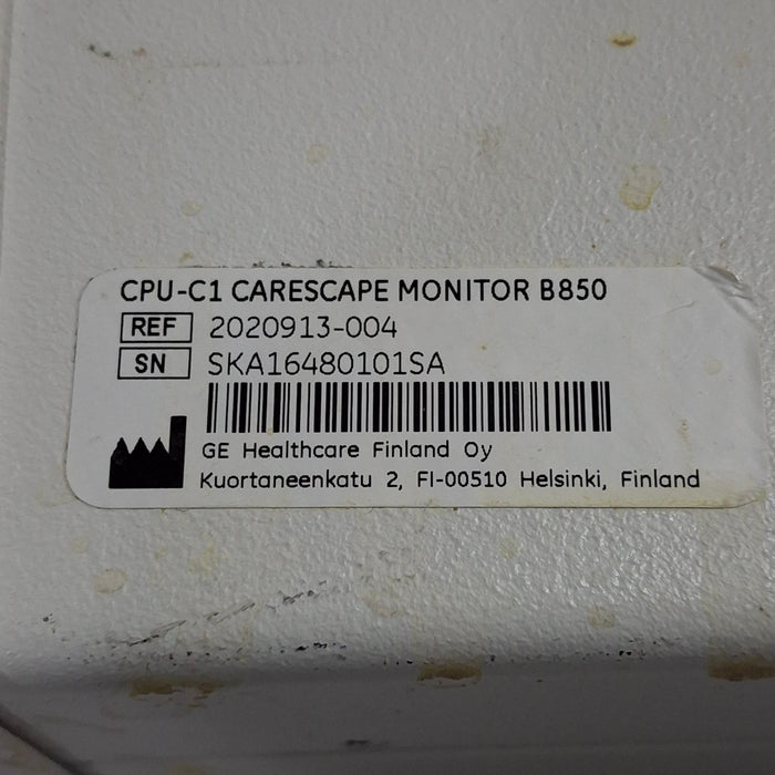 GE Healthcare Carescape B850 CPU Assy