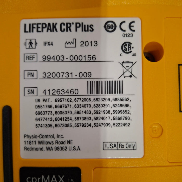 Medtronic LifePak CR Plus Defibrillator