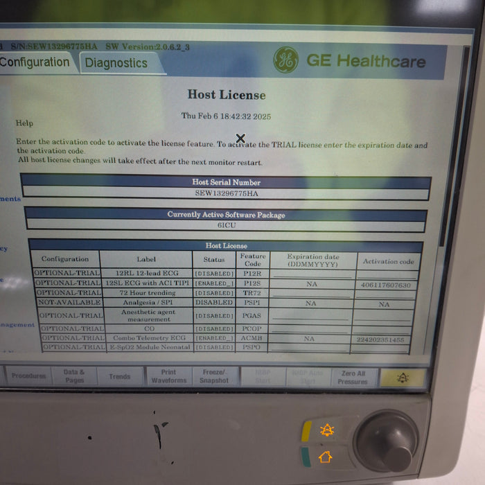 GE Healthcare Carescape B650 Patient Monitor