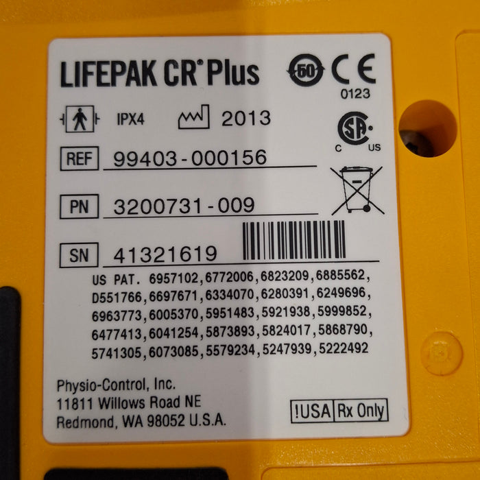 Medtronic LifePak CR Plus Defibrillator