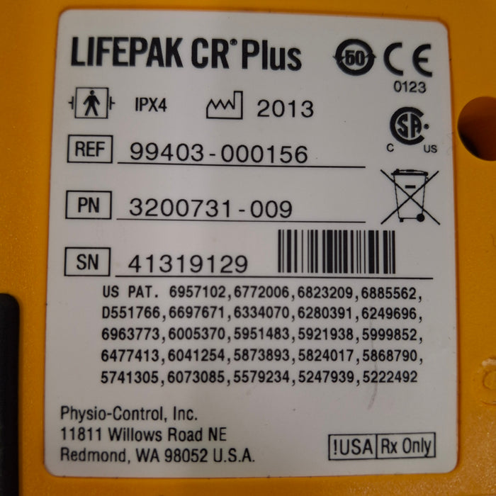 Medtronic LifePak CR Plus Defibrillator