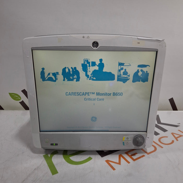 GE Healthcare Carescape B650 Patient Monitor