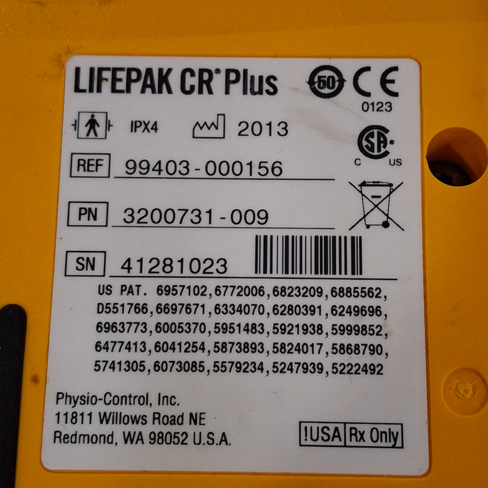 Medtronic LifePak CR Plus Defibrillator