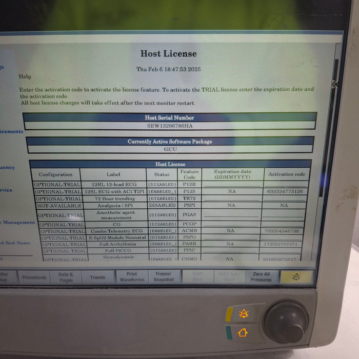 GE Healthcare Carescape B650 Patient Monitor