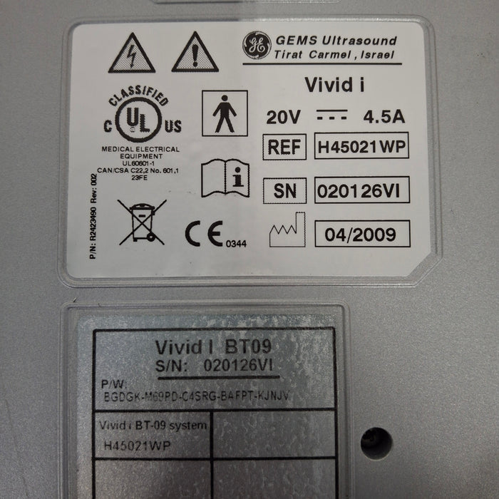 GE Healthcare Vivid i Portable Ultrasound