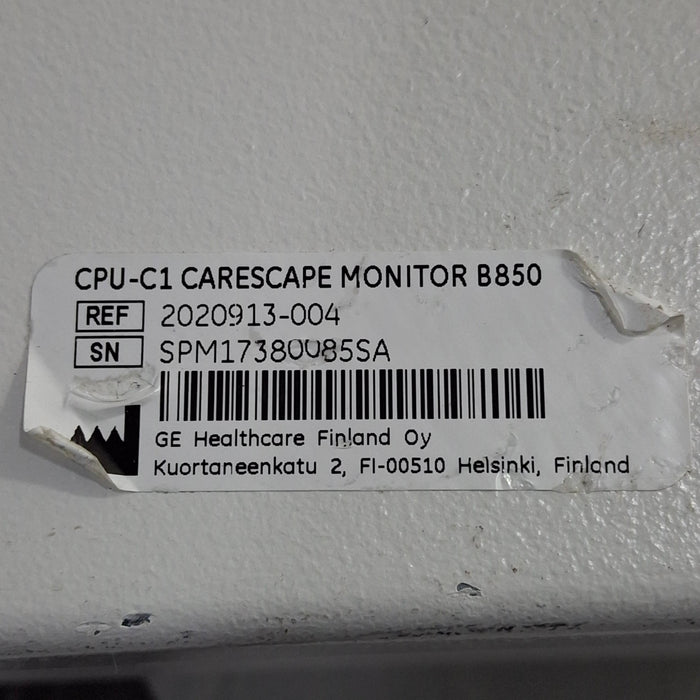 GE Healthcare Carescape B850 CPU Assy