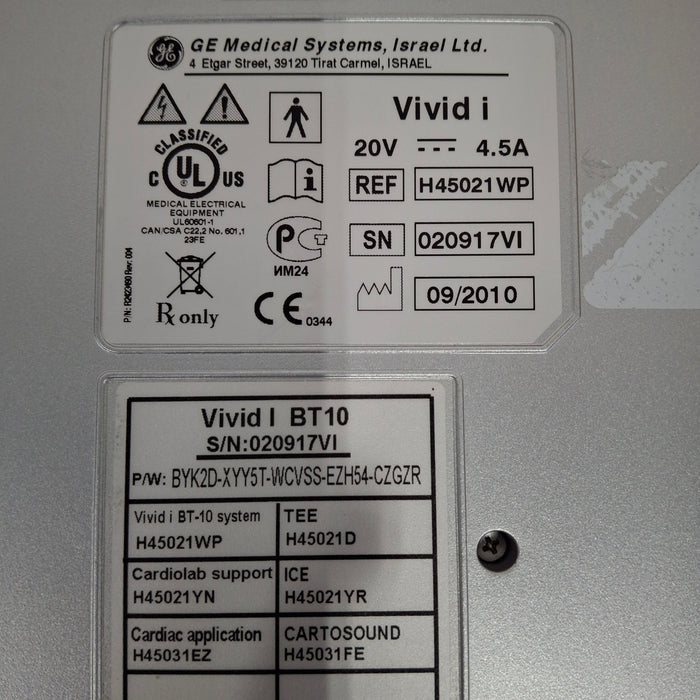GE Healthcare GE Healthcare Vivid i Portable Ultrasound Ultrasound reLink Medical