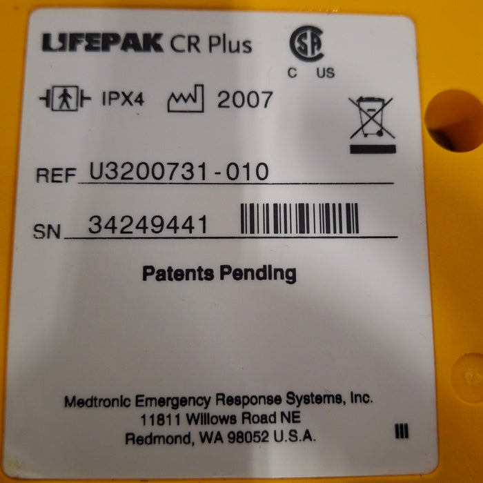 Medtronic LifePak CR Plus Defibrillator