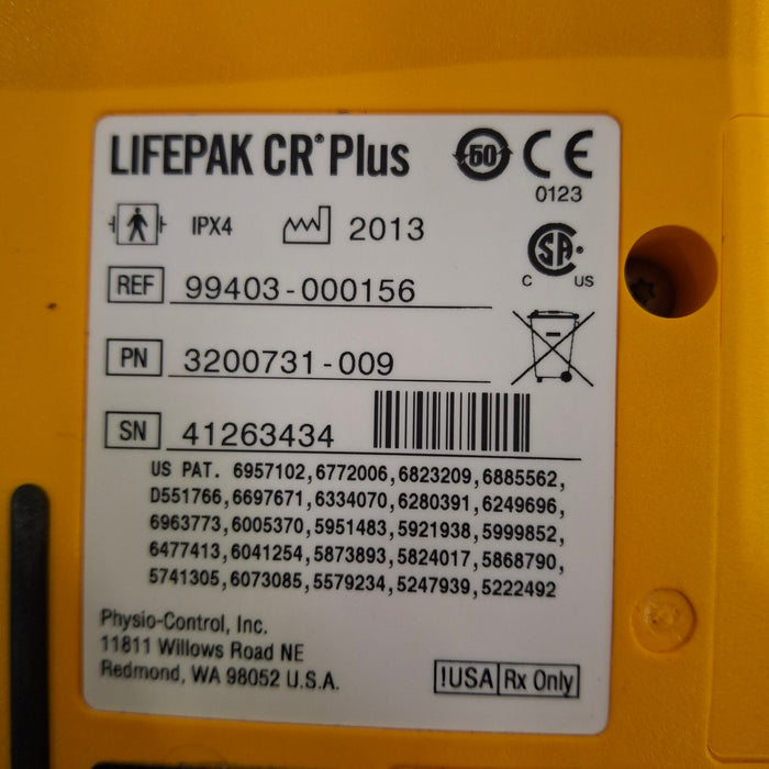 Medtronic LifePak CR Plus Defibrillator