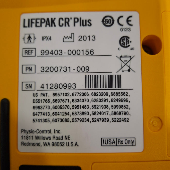 Medtronic LifePak CR Plus Defibrillator