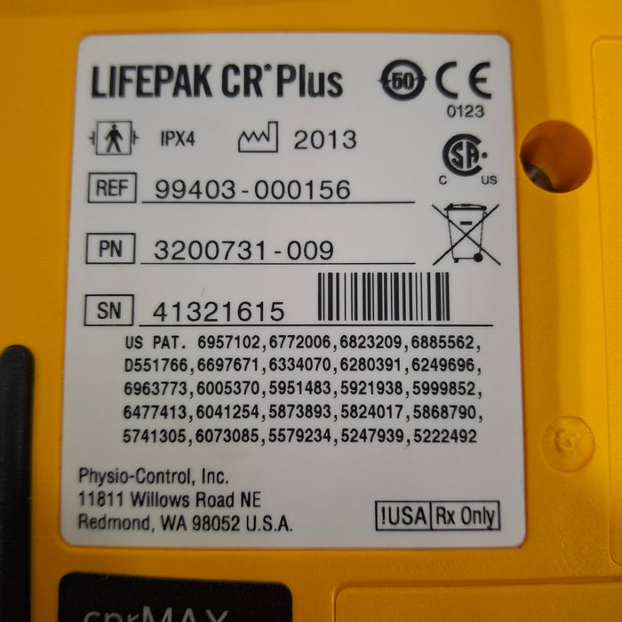 Medtronic LifePak CR Plus Defibrillator