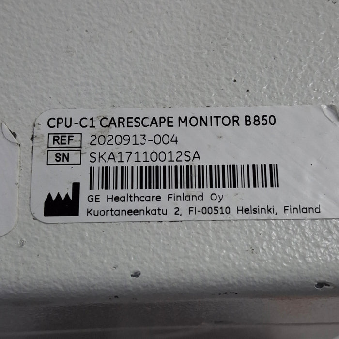 GE Healthcare Carescape B850 CPU Assy