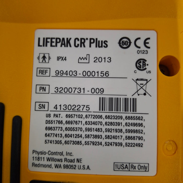 Medtronic LifePak CR Plus Defibrillator