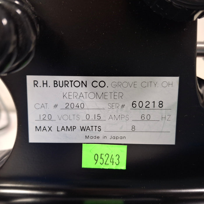 Burton Keratometer