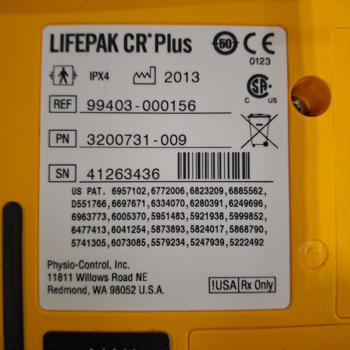 Medtronic LifePak CR Plus Defibrillator