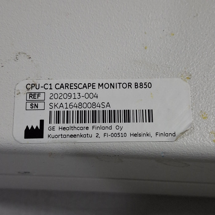 GE Healthcare Carescape B850 CPU Assy