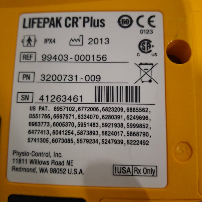 Medtronic LifePak CR Plus Defibrillator