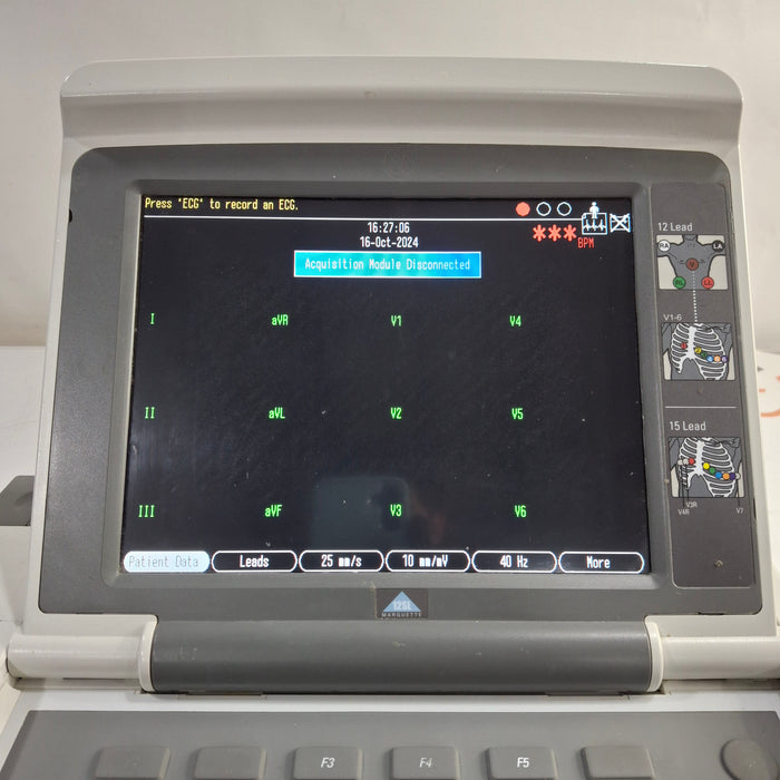 GE Healthcare MAC 5500 HD without CAM Module ECG System