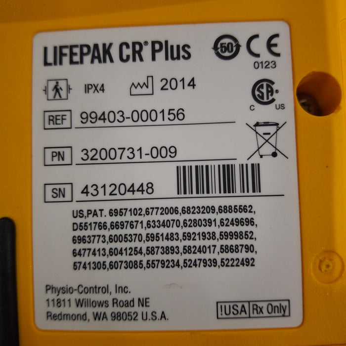 Medtronic LifePak CR Plus Defibrillator