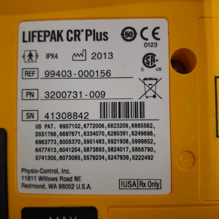 Medtronic LifePak CR Plus Defibrillator