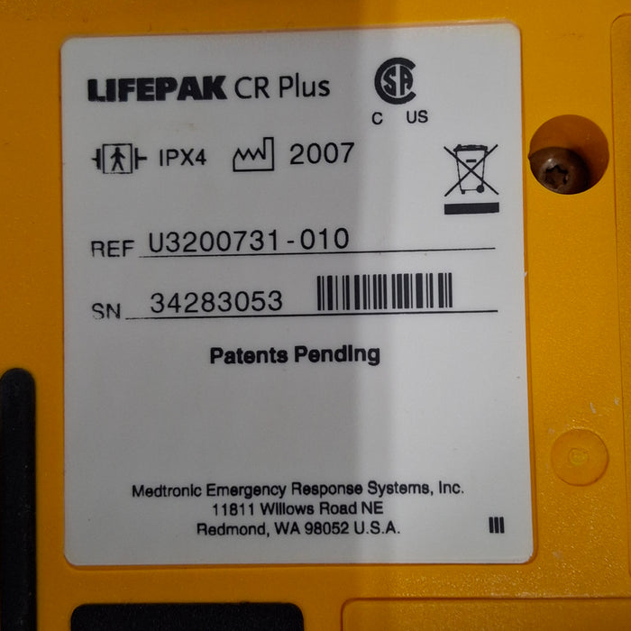 Medtronic LifePak CR Plus Defibrillator