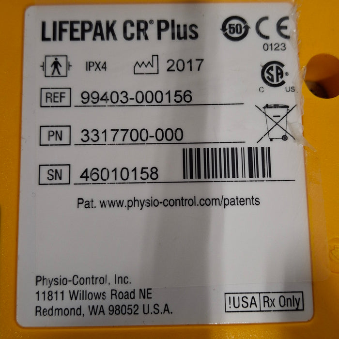 Medtronic LifePak CR Plus Defibrillator