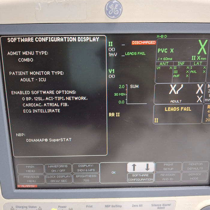 GE Healthcare Dash 4000 - Masimo SpO2 Patient Monitor