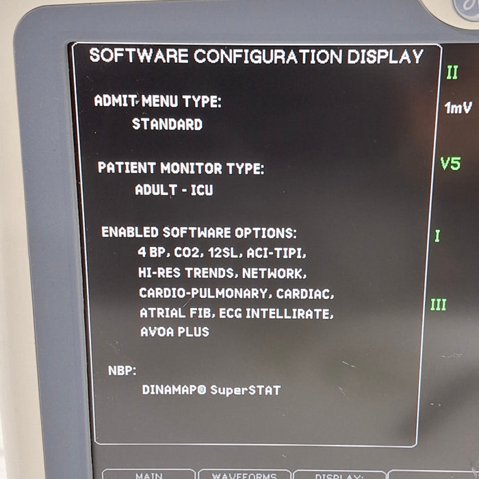 GE Healthcare Dash 5000 - GE/Nellcor SpO2 Patient Monitor