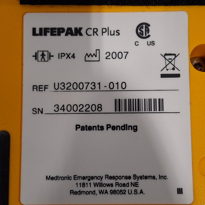 Medtronic LifePak CR Plus Defibrillator