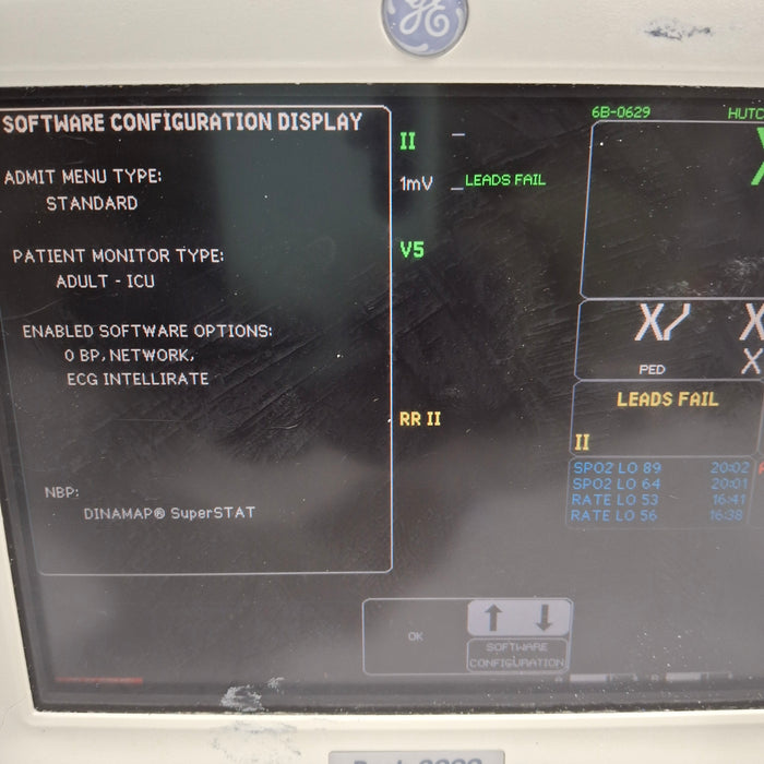 GE Healthcare GE Healthcare Dash 3000 - Masimo SpO2 Patient Monitor Patient Monitors reLink Medical